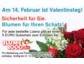 Valentinstag bei NovaStor: Daten sichern und Blumen verschenken