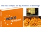 Vorstellung des voice compass auf der voice search Konferenz in San Diego, USA