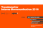 Trendmonitor Interne Kommunikation 2016 von SCM und MPM veröffentlicht