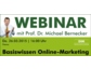 Online Marketing Basiswissen Webtalk mit Prof. Dr. Michael Bernecker 