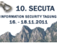 10. SECUTA Information Security Tagung 16.-18.11.2011 am Tegernsee 