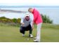 Paul McGinley und Beatriz Recari präsentieren das erste Allianz Golf Camp in St Andrews Links – dem schottischen “Home of Golf” 