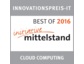 walter cloud services BEST OF in zwei Kategorien des INNOVATIONSPREIS-IT