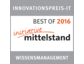 riseboard.com ausgezeichnet mit dem „Best of 2016“ in der Kategorie Wissensmanagement